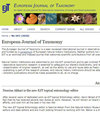 European Journal of Taxonomy雜志封面
